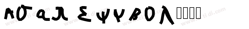 Asap Symbol字体转换